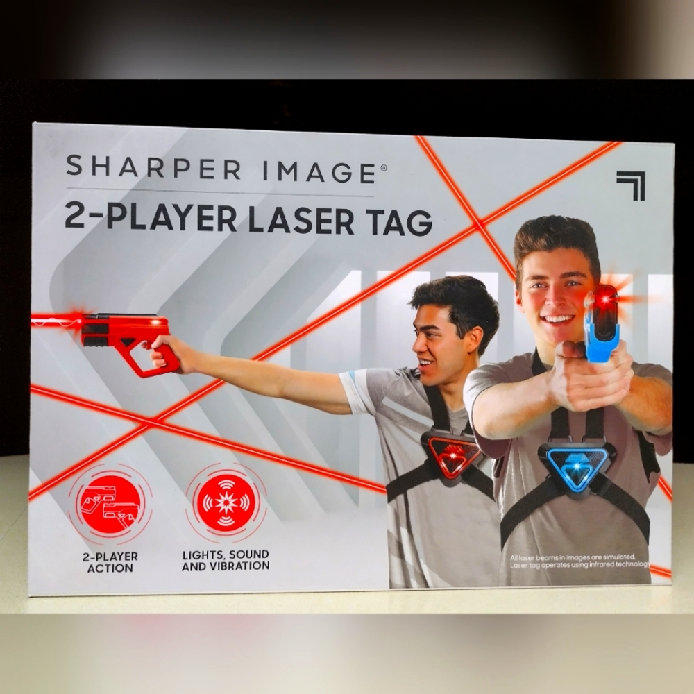 🆕 Sharper Image 2-Player Laser Tag🆕